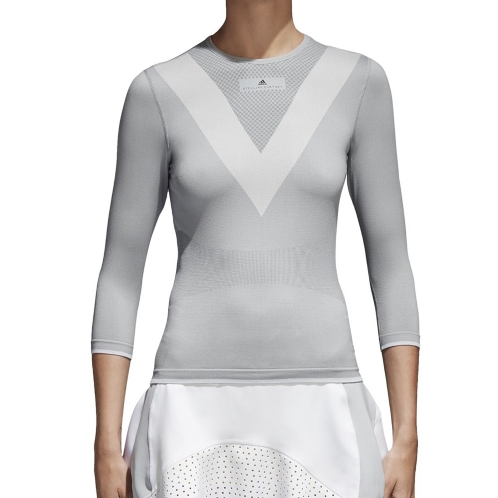 Adidas X Stella Mccartney Barricade Gray Tee